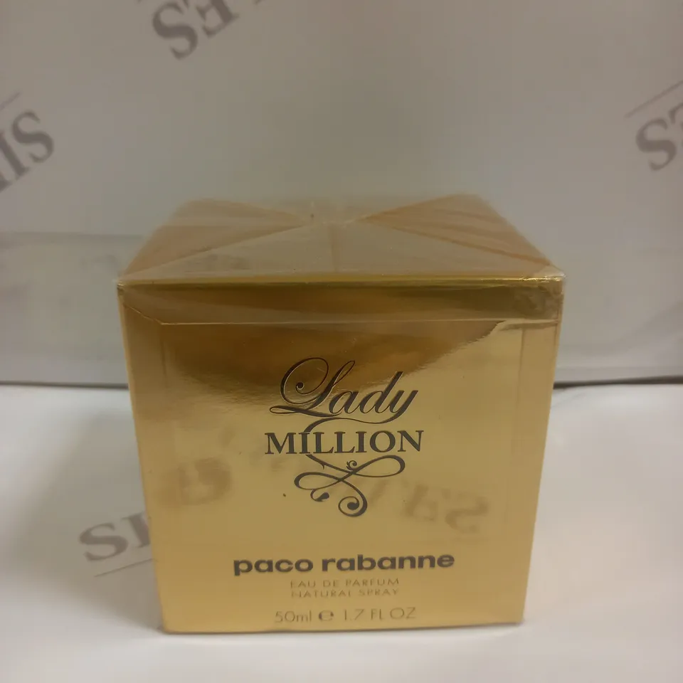 BOXED PACO RABANNE LADY MILLION EAU DE TOILETTE DE PARFUM 50ML