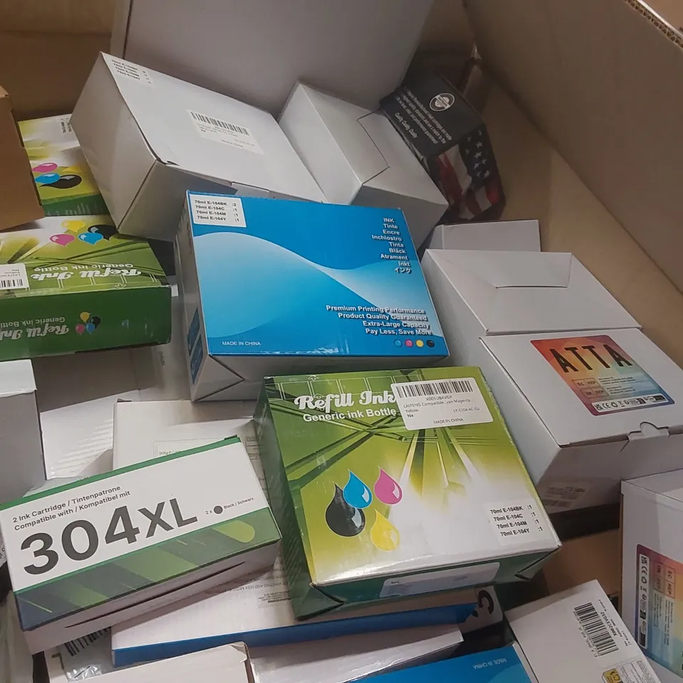 PALLET CONTAINING A VERY LARGE QUANTITY OF ASSORTED PRINTER INK CARTRIDGES ECT