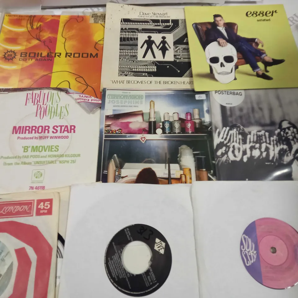 LOT OF 20 ASSORTED VINYL RECORDS TO INCLUDE TERRORVISION, DAVE STEWART AND MARC ALMOND