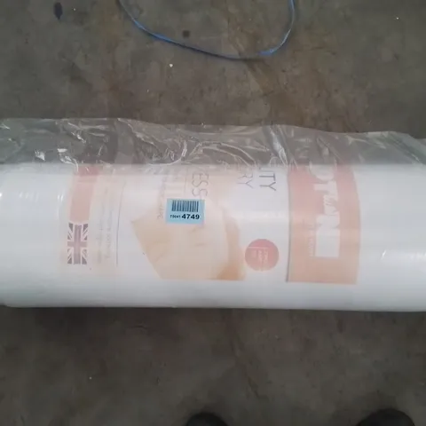 QUALITY BAGGED AND ROLLED NEPTUNE QUALITY MEMORY FOAM SINGLE MATTRESS 