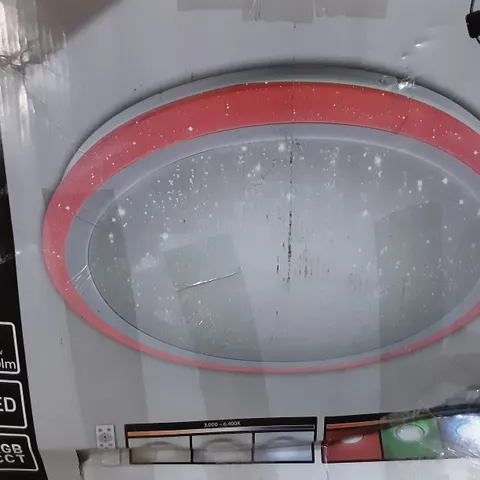 BOXED 2 LIGHT LED SEMI FLUSH CEILING LIGHT