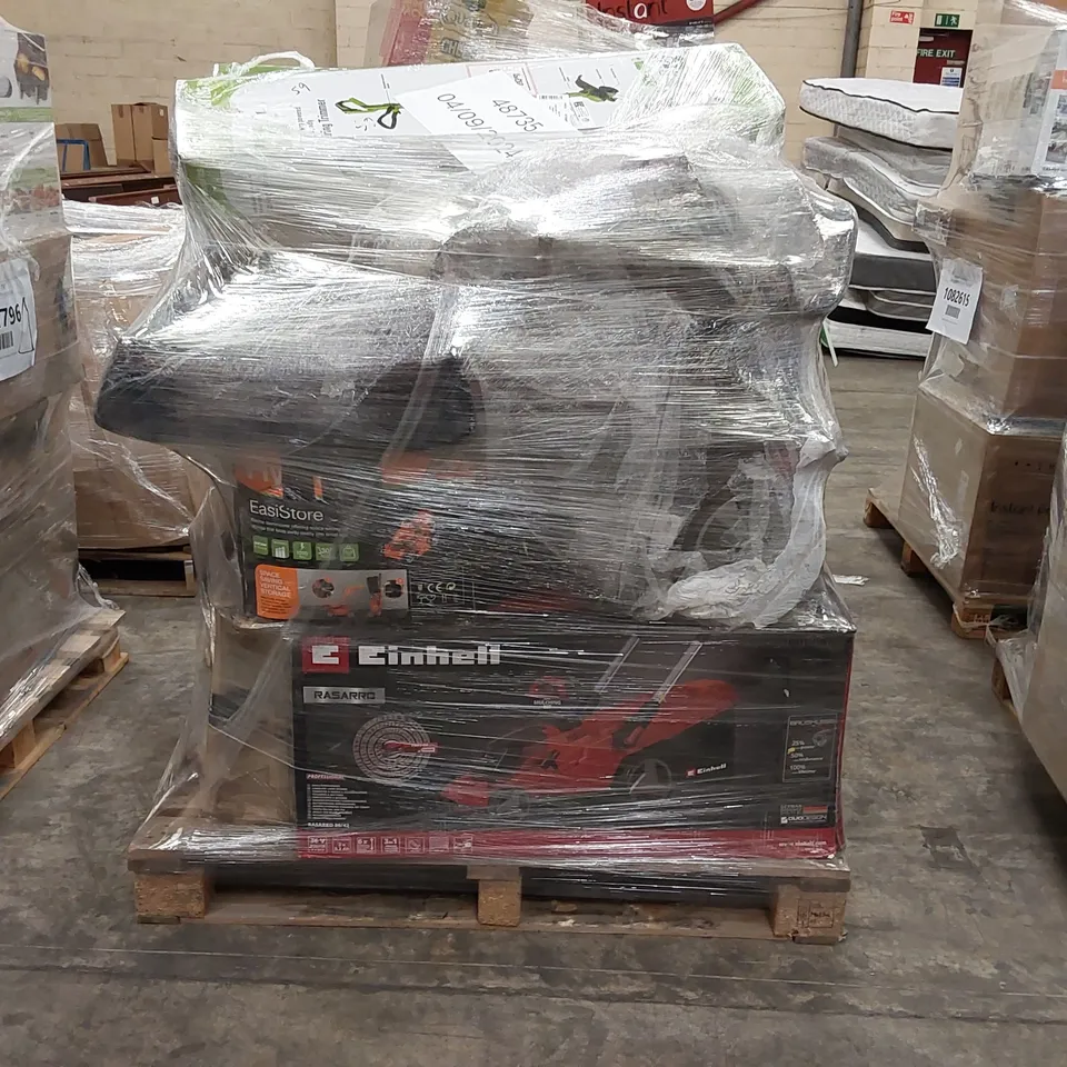 PALLET OF APPROXIMATELY 17 UNPROCESSED RAW RETURN HOUSEHOLD AND ELECTRICAL GOODS TO INCLUDE;