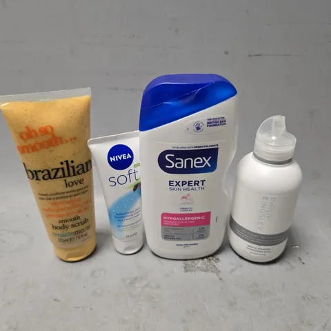 APPROXIMATELY 12 ASSORTED HEALTH & BEAUTY ITEMS TO INCLUDE - SANEX SHOWER GEL , NIVEA SOFT MOISTURIZER ETC