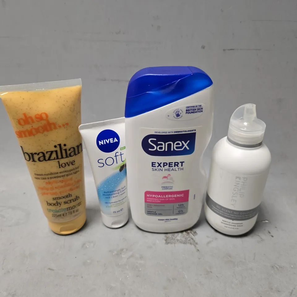 APPROXIMATELY 12 ASSORTED HEALTH & BEAUTY ITEMS TO INCLUDE - SANEX SHOWER GEL , NIVEA SOFT MOISTURIZER ETC