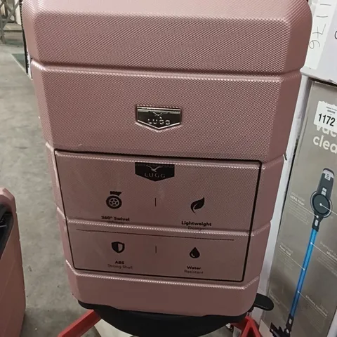 UNBOXED KEPLIN LUGG SMALL SIZE TRAVEL SUITCASE WITH WHEELS AND PINK COLOUR 
