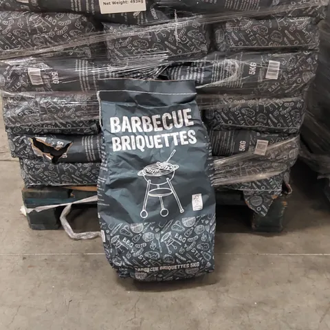 PALLET OF APPROXIMATELY 87X 5KG BAGS OF CHARCOAL BARBECUE BRIQUETTES