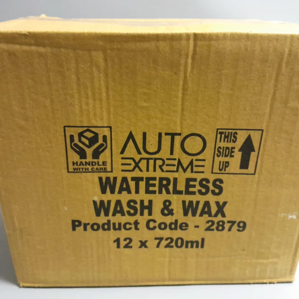 APPROXIMATELY 12 AUTO EXTREME WATERLESS WASH & WAX 720ML 