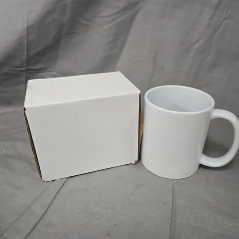 6 BOXED SUBLIMATION WHITE PLAIN MUGS 