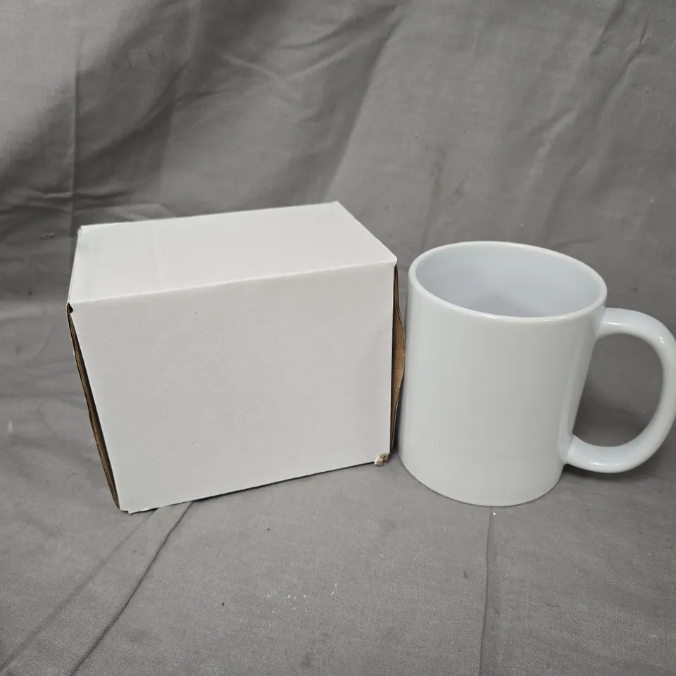 6 BOXED SUBLIMATION WHITE PLAIN MUGS 