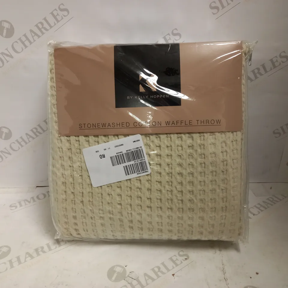 KELLY HOPPEN WAFFLE THROW 150X200CM