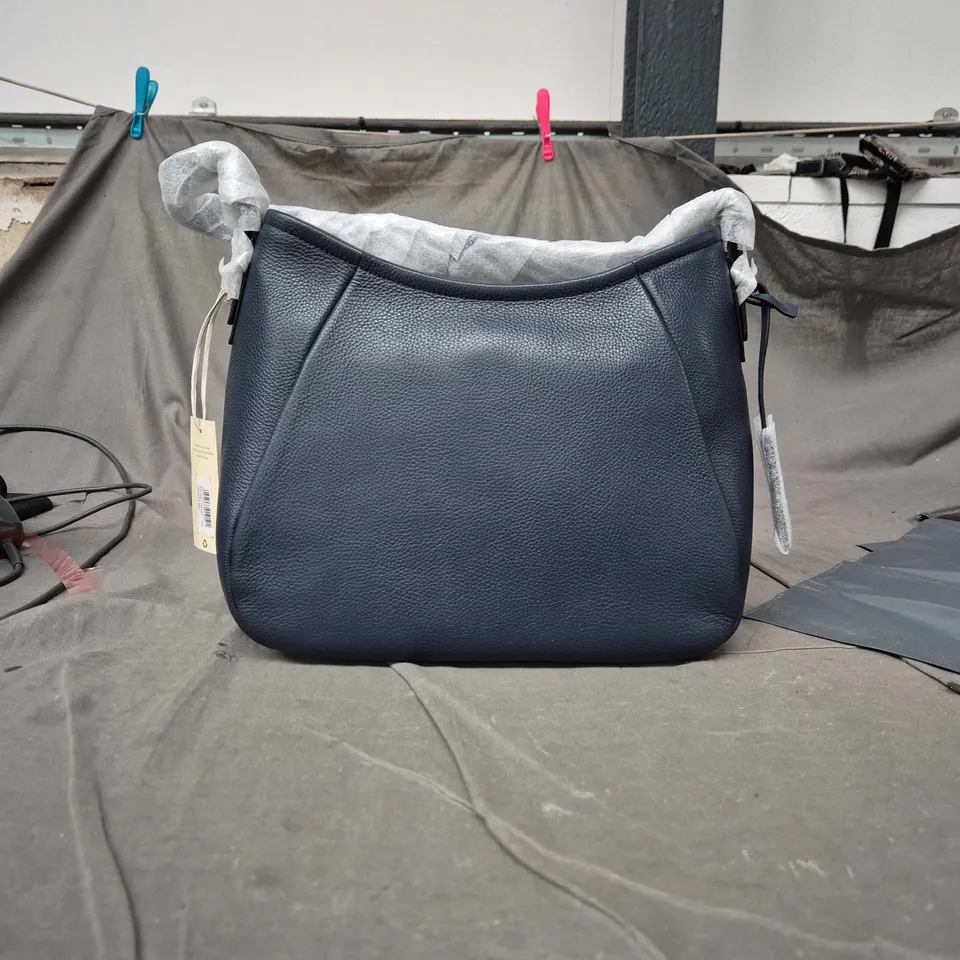 RADLEY LONDON NAVY PEBBLE LEATHER HANDBAG