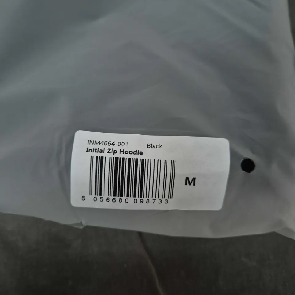 BAGGED REPRESENT INITIAL ZIP HOODIE – BLACK – UK SIZE M