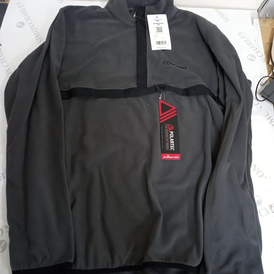 BERGHAUS ASLAM MICRO FLEECE IN GREY - XL