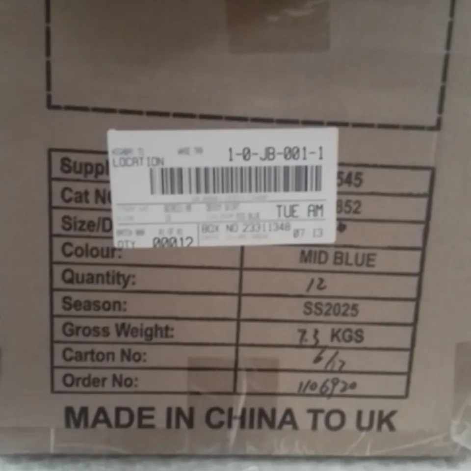 BOXED BRAND NEW APPROXIMATELY 12 SIMPLY BE DENIM SKIRT BLUE SIZE 18