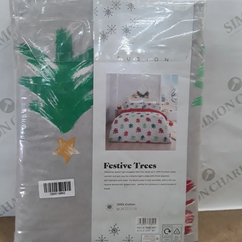 FUSION SINGLE DUVET FEST DUVET SET - 135CM - 200CM