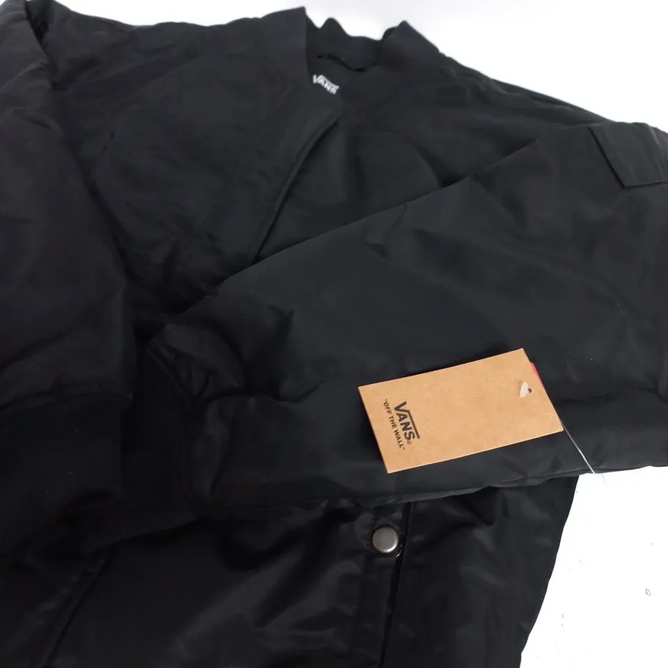 VANS BENNETT BOMBER JACKET – BLACK – UK 6 (XS)