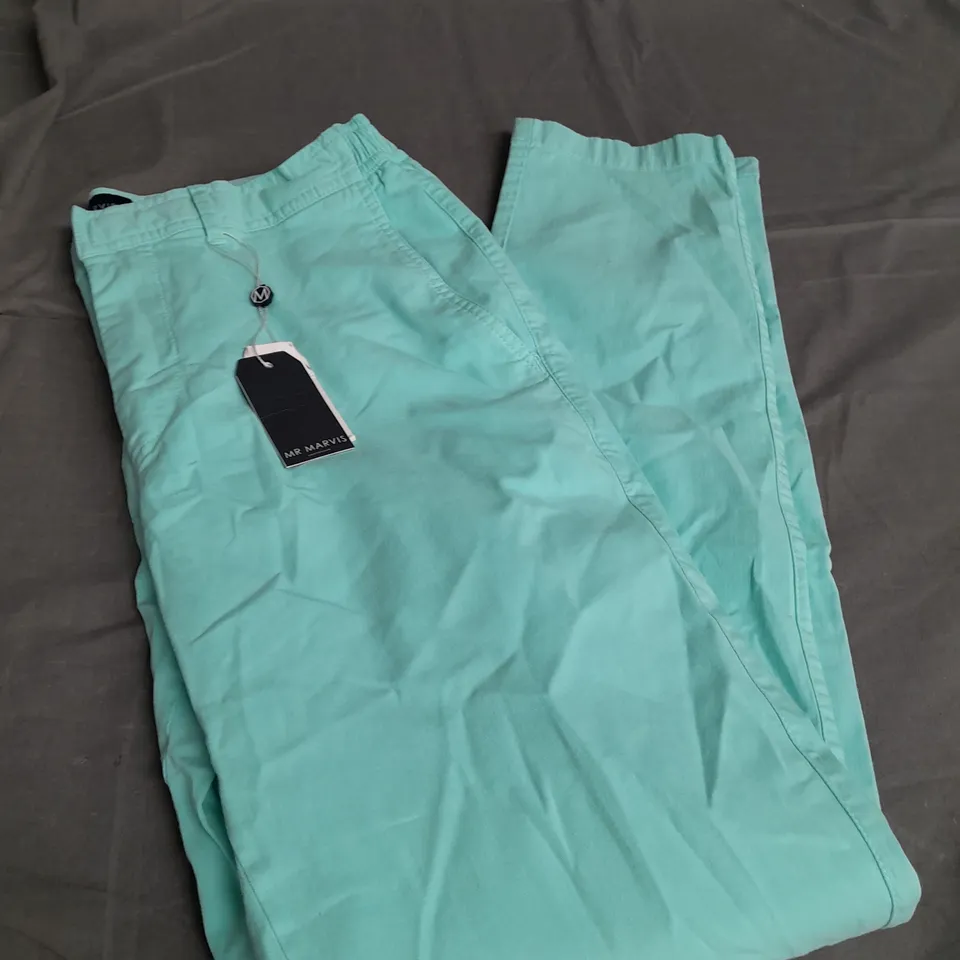 MR MARVIS MINT TROUSERS SIZE 33/32