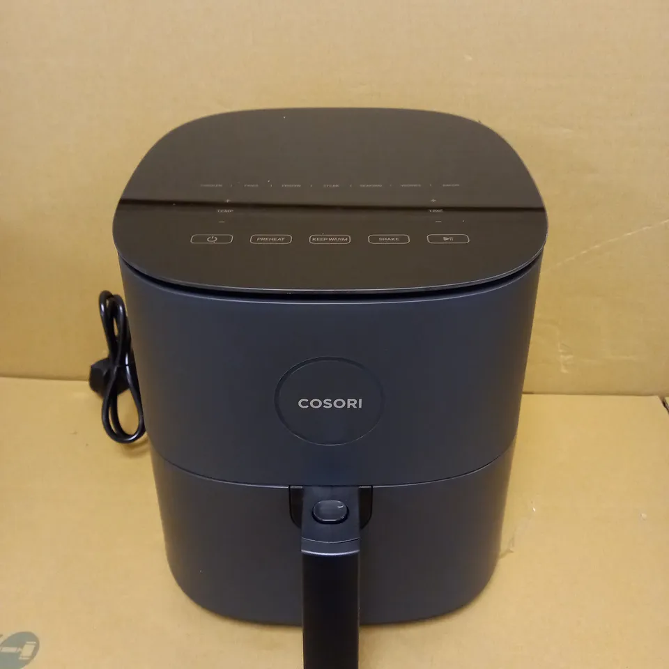 COSORI AIR FRYER 4.7L, 9-IN-1 COMPACT AIR FRYERS OVEN, MAX 230℃ SETTING, 30 RECIPES COOKBOOK, DIGITAL TEMPERD GLASS DISPLAY, QUIET, 4 PORTIONS, 1500W