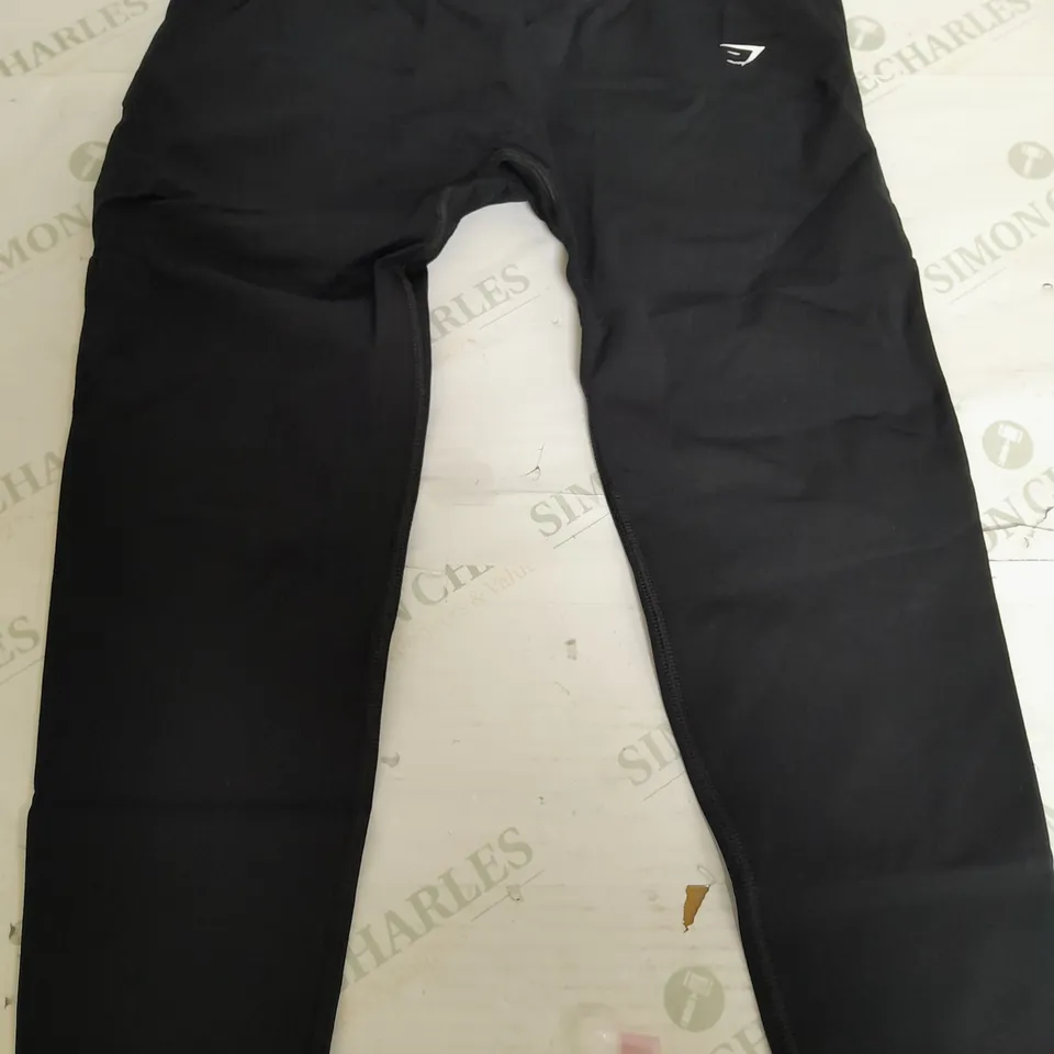 GYMSHARK EVERYDAY SEAMLESS LEGGINGS IN BLACK - LARGE