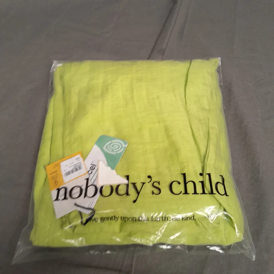 NOBODYS CHILD ZENDEYA MIDI DRESS PLAIN IN GREEN - UK 8 