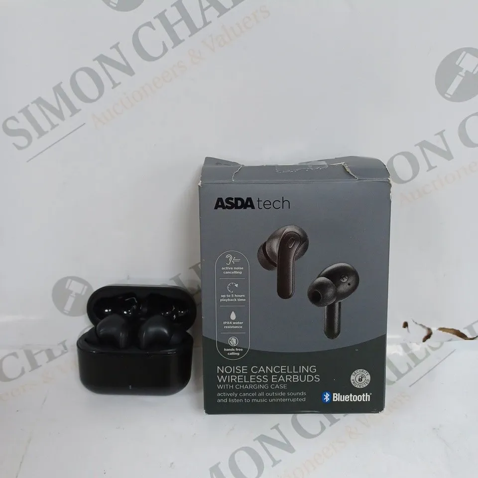 BOXED WIRELESS NOISE CANCELLING HEADPHONES - BLACK