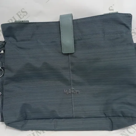 KIPLING BRUSHED BLUE HAND BAG