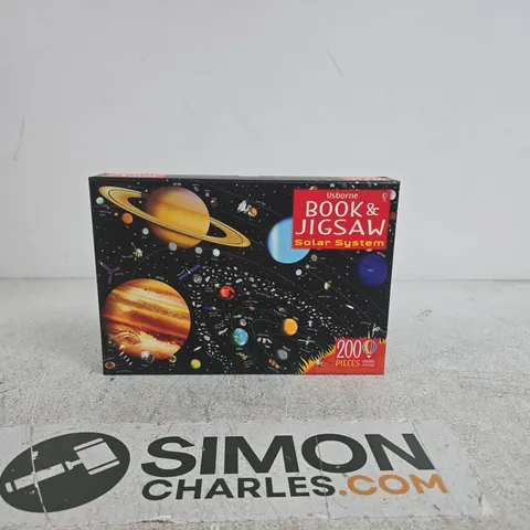 USBORNE BOOK AND JIGSAW "SOLAR SYSTEM"