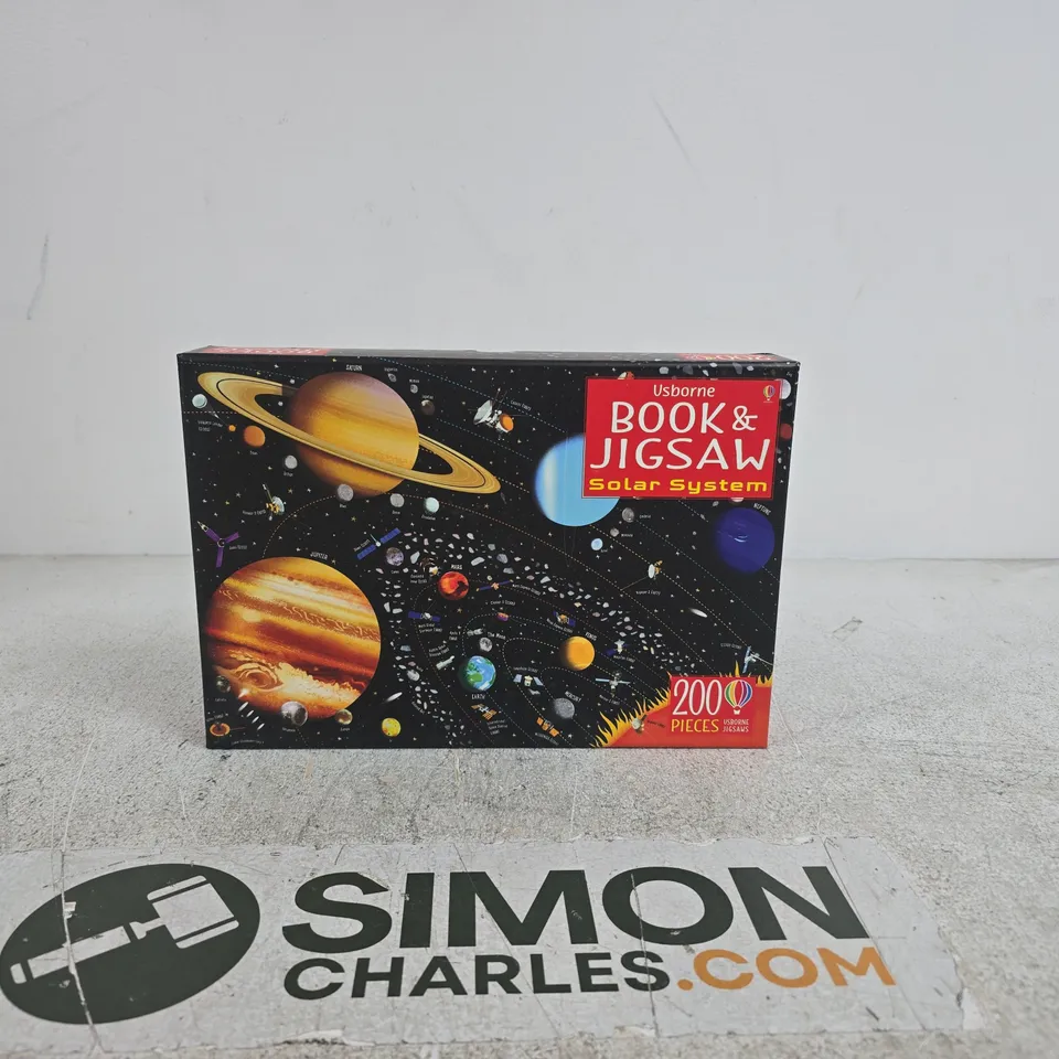 USBORNE BOOK AND JIGSAW "SOLAR SYSTEM"