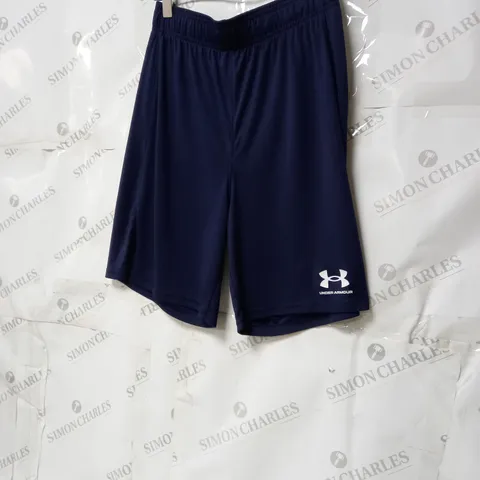MEN'S UNDER ARMOUR SHORTS BLUE SIZE MEDIUM