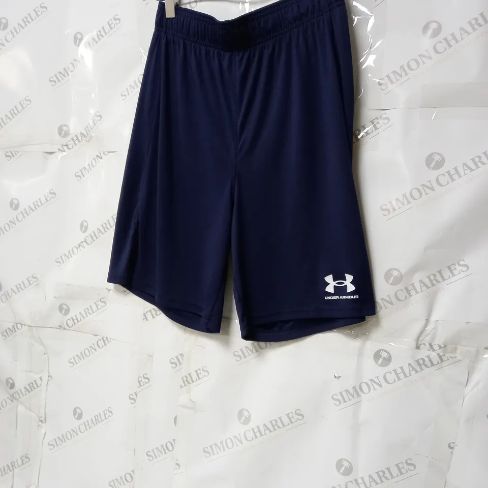 MEN'S UNDER ARMOUR SHORTS BLUE SIZE MEDIUM 