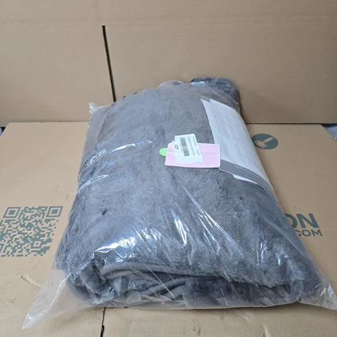 OUTLET COZEE HOME FAUX FUR HEATED THROW WITH 9 HEAT SETTINGS UNBOXED