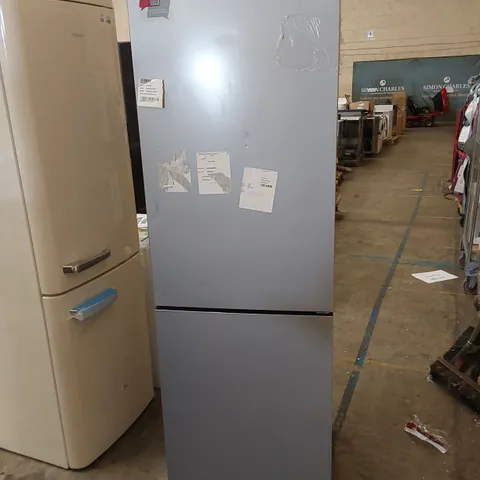 HOOVER FREESTANDING FRIDGE FREEZER IN SILVER, MODEL: HOCE3T618FFSK