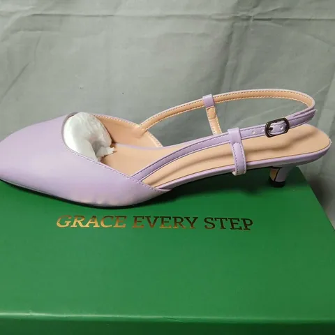 GRACE EVERY STEP WOMEN'S LAVENDER SLINGBACK HEELS – BOXED (US 11 / EU 42)