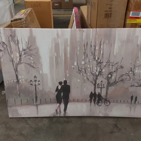 AN EVENING OUT BY JULIA PURINTON - WRAPPED CANVAS GRAPHIC ART