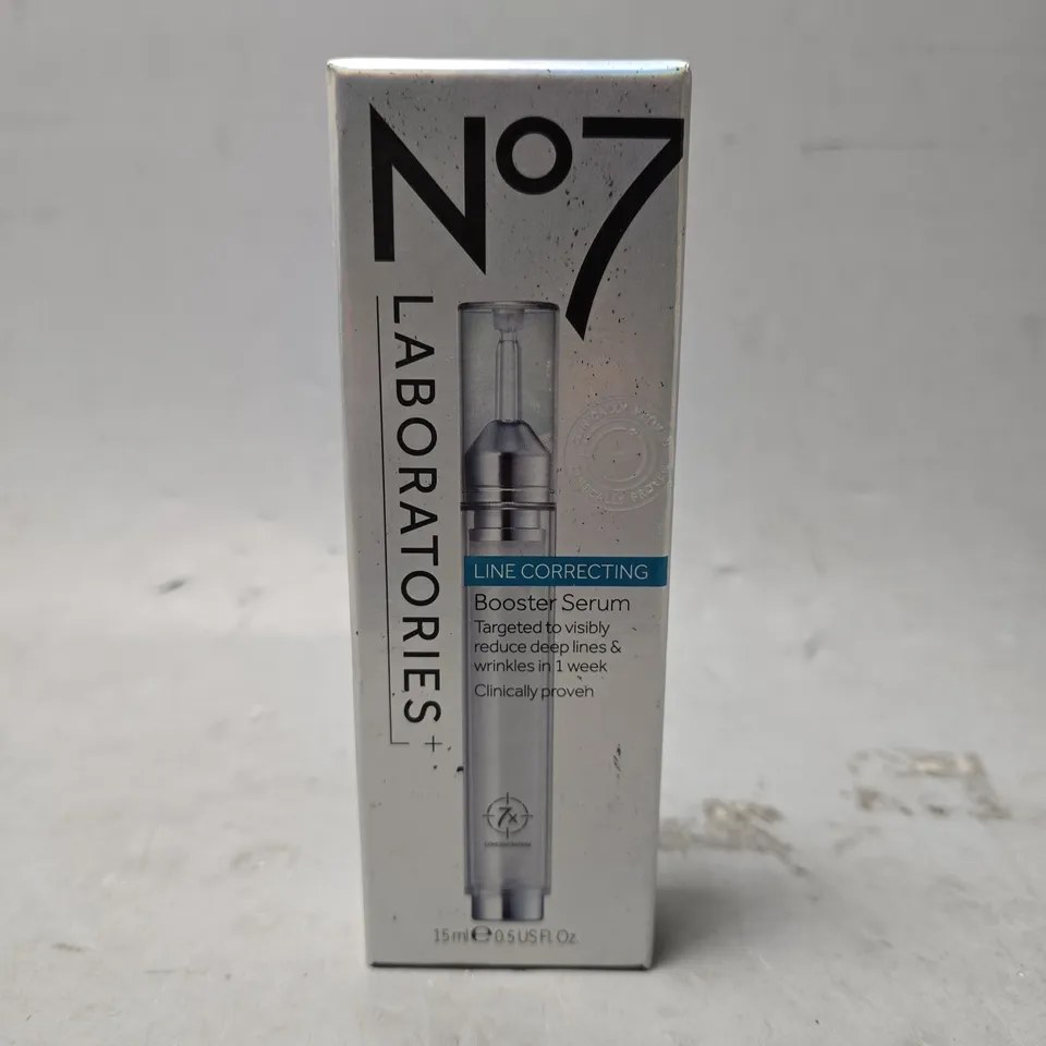 SEALED NO7 LINE CORRECTING BOOSTER SERUM 15ML