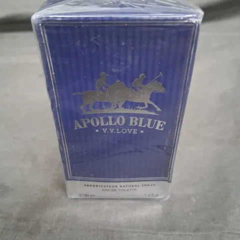 BOXED AND SEALED APOLLO BLUE V.V. LOVE EAU DE TOILETTE 30ML