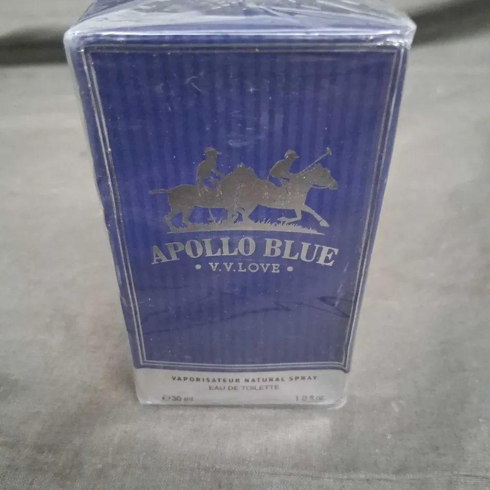 BOXED AND SEALED APOLLO BLUE V.V. LOVE EAU DE TOILETTE 30ML