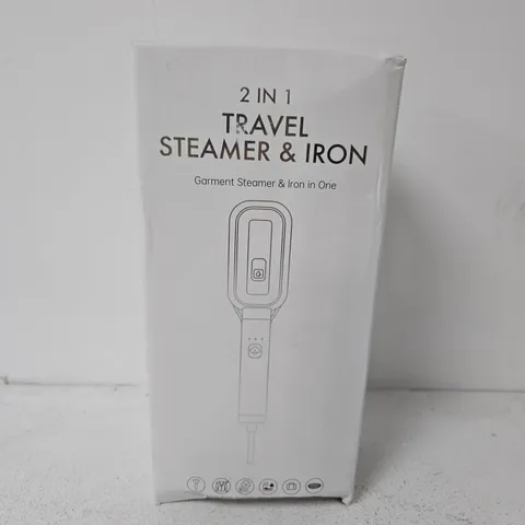 BOXED 2IN1 TRAVEL STEAMER & IRON