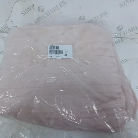 COZEE HOME FAUX FUR HEATED THROW PINK
