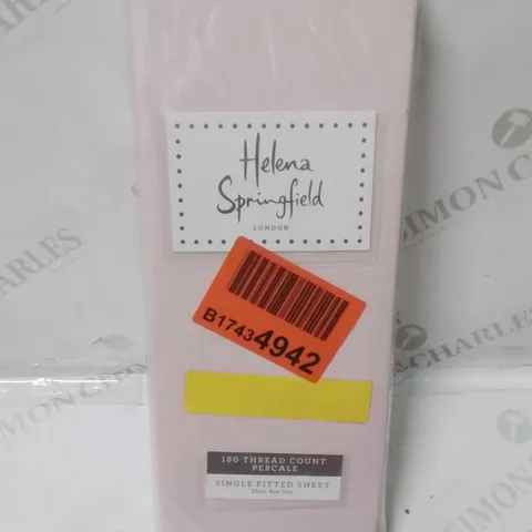 BAGGED HELENA SPRINGFIELD SINGLE FITTED SHEET