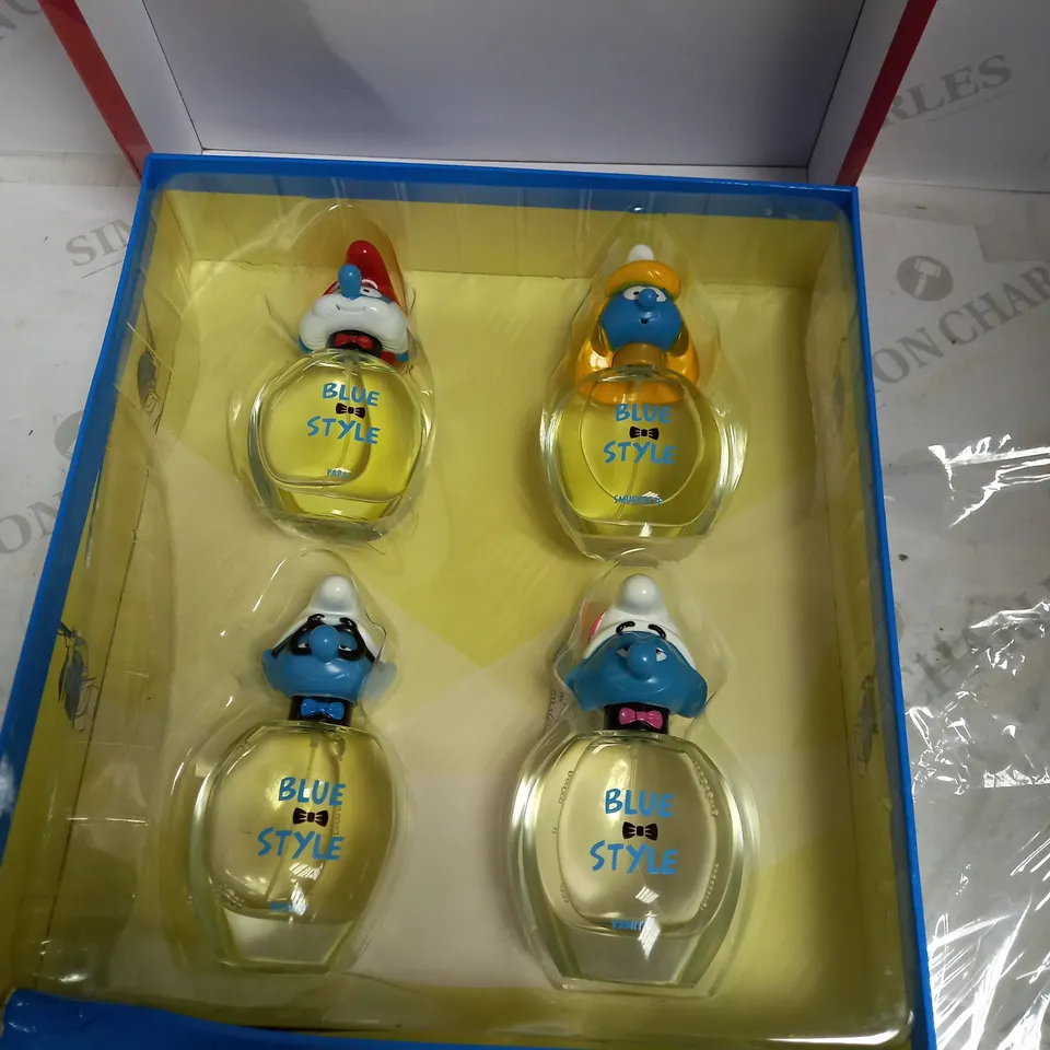 SMURFS BLUE STYLE EDT GIFT SET 