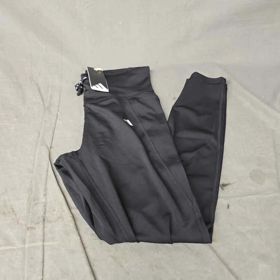 ADIDAS POCKET RUNNING LEGGINGS IN BLACK SIZE M