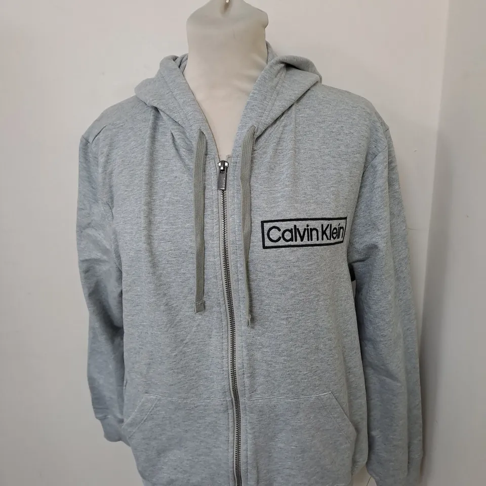 CALVIN KLEIN ZIPPED HOODIE SIZE S
