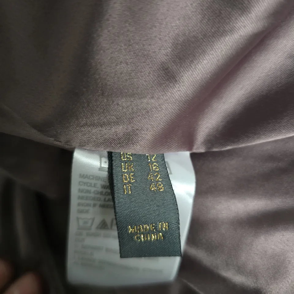 L MAISI QUILTED JACKET – WOMEN'S – TAUPE, UK 16 (US 12) 