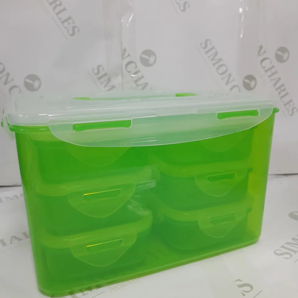 ASSORTED CLICK STORAGE BOXES - LIME