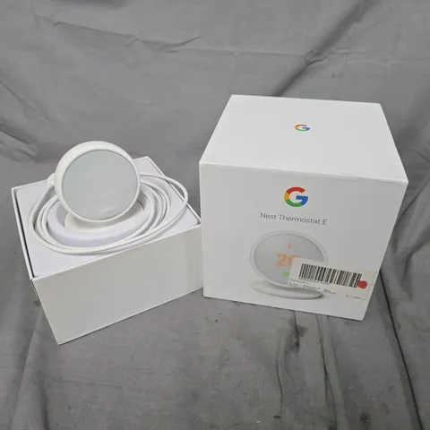 BOXED GOOGLE NEST THERMOSTAT E