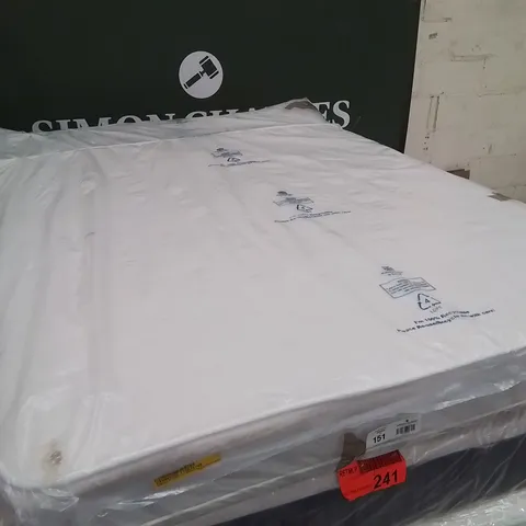 QUALITY BAGGED SERENITY COMFORT COIL SPRING AND ECO-FOAM HYBRID 135cm DOUBLE MATTRESS 