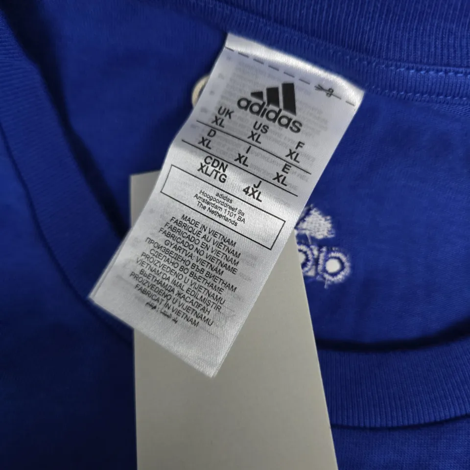 ADIDAS T-SHIRT - BLUE, UK XL