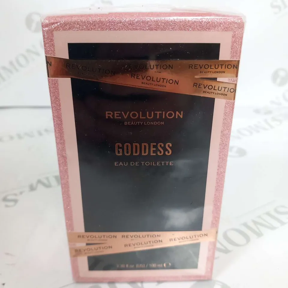 BOXED AND SEALED REVOLUTION BEAUTY LONDON GODDESS EAU DE TOILETTE 100ML