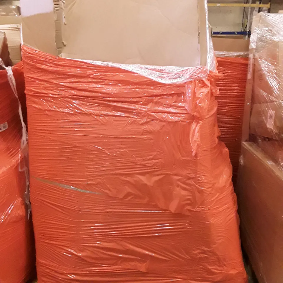 PALLET OF ASSORTED PRODUCTS INCLUDING FOLDABLE STOOL, FOREST LIGHT TABLE, DOUBLE AIR BED, KIDS BIKE, PLUNGER, OFFICE CHAIR